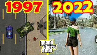 Evolution of Grand Theft Auto Games ( 1997-2022 )