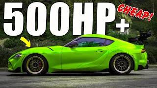 500HP+ Supra Is Cheap And Easy!