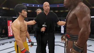 Bruce Lee vs. Bigfoot Henry - EA Sports UFC 4 - Epic Fight 🔥🐲