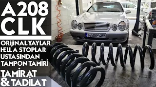 Mercedes A 208 CLK  | Orj yaylar ve Stoplar | Tampon tamiri