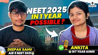 How to crack NEET 2025 in 1 year | Asking AIIMS TOPPERS | #neet2025 #aiimsdelhi #aiims #neet #mbbs