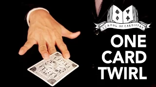 Cardistry for Beginners: Card Twirl - One Card Twirl Tutorial