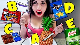 NAMORADA só COMENDO COMIDA em ORDEM ALFABÉTICA 🍍🍟