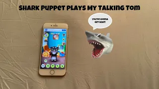 SB Movie: Shark Puppet plays My Talking Tom!