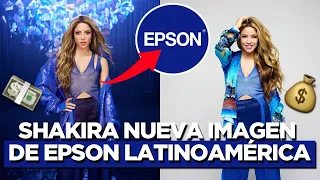 SHAKIRA imparable, será la nueva imagen publicitaria de EPSON y firma millonario contrato. 💵💰