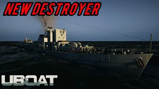 UBOAT - sinking the NEW DESTROYER - B128