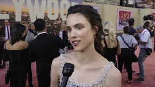 Actress Margaret Qualley arrives at the "ONCE UPON A TIME In Hollywood" premiere