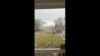 Viral video captures what appears to be tornado aftermath in Ellabell, Georgia