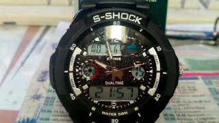 Часы S-SHOCK с дефектом.Не правильно идут электронные секунды.