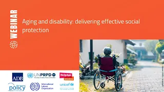 Aging and disability: delivering effective social protection