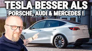 TESLA BESSER ALS PORSCHE, AUDI UND MERCEDES 🤪🔥