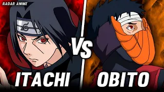 QUEM VENCERIA NUMA LUTA: ITACHI vs OBITO