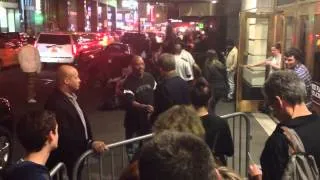 Bryan Cranston signing autographs in NYC