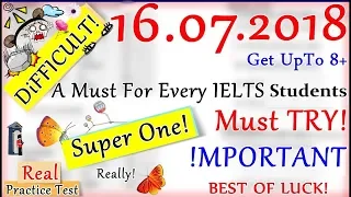 IELTS LISTENING PRACTICE TEST 2018 WITH ANSWERS   16 07 2018