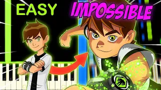 BEN 10 THEME from TOO EASY to IMPOSSIBLE