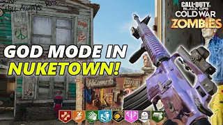 *NEW* God Mode in COLD WAR ZOMBIES! EASY DARK AETHER & LEVEL 1000 (NUKETOWN)