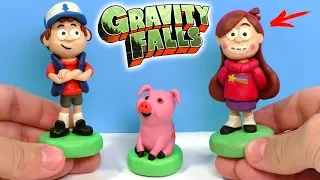 Making the characters of Gravity Falls Plasticine Tutorial