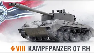 Tanks | WoT Blitz НОВЫЙ ТАНК Kampfpanzer 07 RH