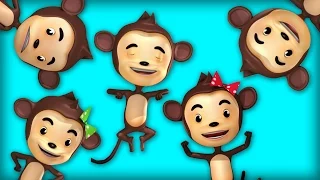 Nursery Rhymes and Kids Songs | Five Little Monkeys | Raggs TV