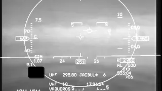 Declassified footage- F-16 AutoGCAS save