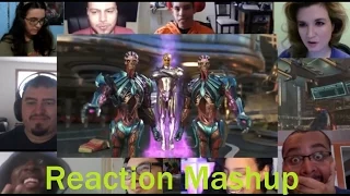 Injustice 2 Introducing Brainiac Trailer REACTION MASHUP