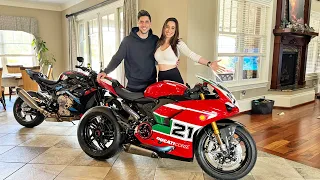 Giving Away My Girlfriends Panigale V2 Bayliss!!!