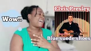 First Time Listening Elvis Presley - Blue Suede Shoes 1956 Reaction | Performance it was amazing