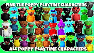 ROBLOX - Find the Poppy Playtime Characters - ALL 35 Poppy Playtime Characters