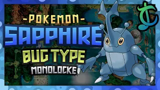 Pokémon Ruby/Sapphire Hardcore Nuzlocke - BUG TYPE Pokémon Only! (No items, No overleveling)