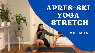 Yoga for Skiers (20 min) | Post-Ski Yoga Stretch | Yoga with Jess Black