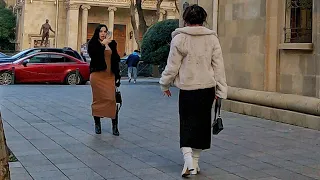 Bakıda Piyada gəzinti turu (18 Yanvar 2024) Mərkəz - Walking tour | Baku Azerbaijan, Баку прогулка