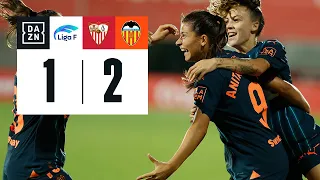 Sevilla FC vs Valencia Femenino (1-2) | Resumen y goles | Highlights Liga F