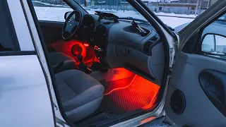 РГБ-лента, подсветка салона автомобиля. Как сделать подсветку салона?