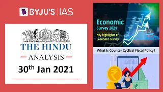 'The Hindu' Analysis for 30th January, 2021. (Current Affairs for UPSC/IAS)