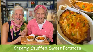 Creamy Stuffed Sweet Potatoes