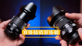 Fuji XF18-55 vs Fuji XF16-80 (ausführlich)