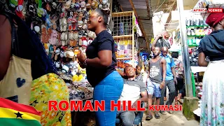 4K AFRICA AFFORDABLE SHOE MARKT IN GHANA, ROMAN HILL in KUMASI - GHANA.#28