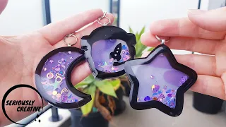 Watch Me Resin #65 | Purple and Black Shakers | Seriously Creative