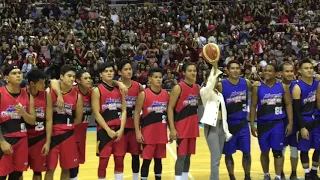 COURTSIDE | Kathryn Bernardo with Team Daniel and Team Gerald  | Star Magic All Star Game 2017 VIDEO