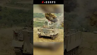 K-21 보병전투차의 연막 치장 [ K-21 infantry fighting vehicle smoke screen ]