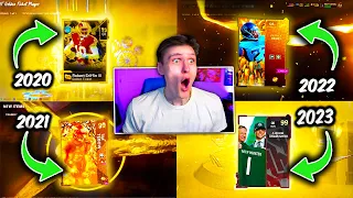 *GOLDEN TICKET PULL!* Opening Training Variety Packs in EVERY Madden EVER!