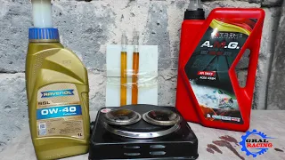 Extreme AMG VR2 0w40 vs Ravenol SSL 0w40 NOACK / Тест на испаряемость