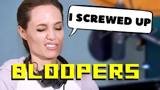 ANGELINA JOLIE BLOOPERS COMPILATION. (Mr. & Mrs. Smith, Lara Croft, Kung Fu Panda, Maleficent etc)