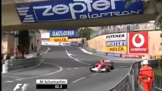 F1 Monaco 2005 FP4   Michael Schumacher Lap