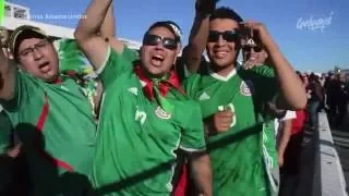 Copa América: México 0 - 7 Chile. Hinchas mexicanos luego del 7 a 0 en el Levi´s Stadium.
