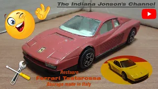 Restauro Ferrari Testarossa (1984) [Bburago made in Italy 1/43]