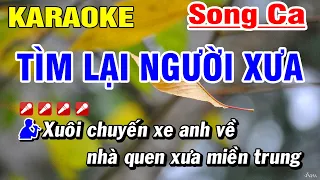 Tìm Lại Người Xưa Karaoke Nhạc Sống Song Ca | Hoài Phong Organ