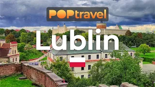 Walking in LUBLIN / Poland 🇵🇱- Sun and Rain - 4K 60fps (UHD)