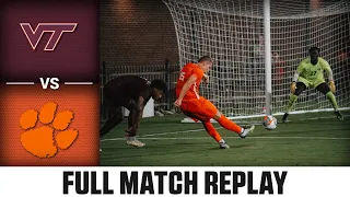 Virginia Tech vs. Clemson Full Match Replay | 2023 ACC Men's Soccer