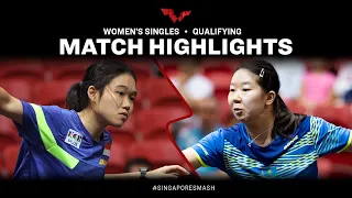 Zauresh Akasheva vs Tan Zhao Yun | WS Qual | Singapore Smash 2023